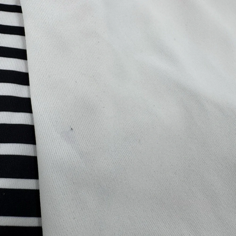 Adidas Mens Shirt X-Large Black Green Stripe de Anza Country Club Golf‎ Polo